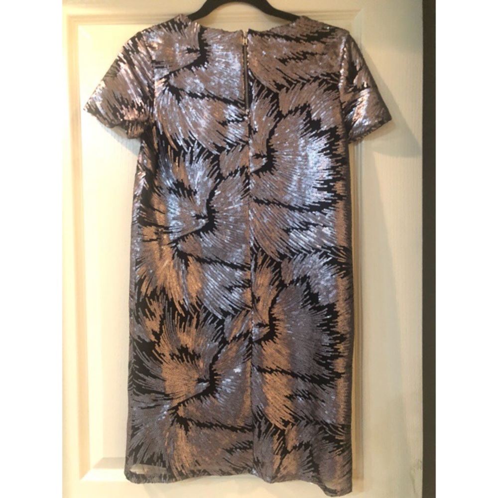 Warehouse Sequin Shift Dress Practically New - image 7